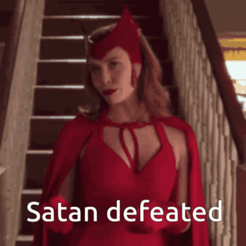 Wandavision Satan Defeated GIF