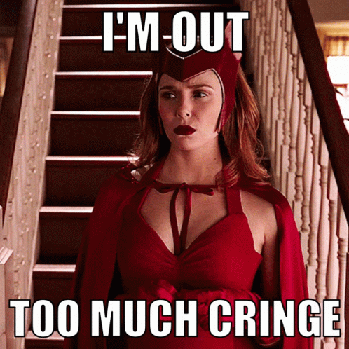Wandavision Too Cringe I'm Out GIF