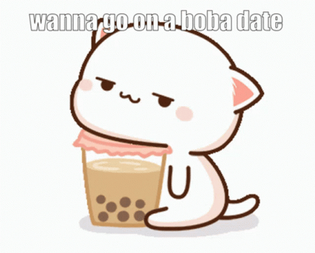Wanna Go On Boba Date Bambi GIF