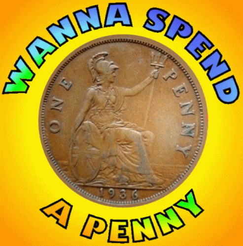 Wanna Spend A Penny Coin GIF
