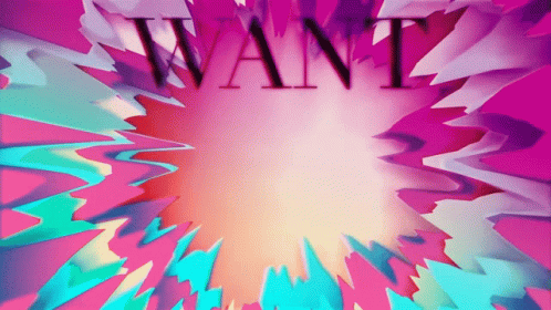 Want Text on Colorful Background