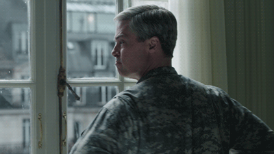 War Machine General Glen Mcmahon Facing Forward GIF