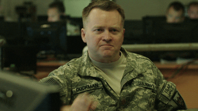 War Machine Pete Duckman Pointing His Finger GIF
