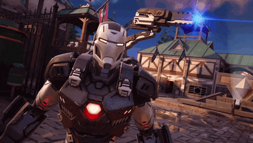 War Machine Ready To Fight GIF