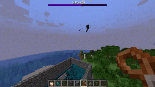 Warden Minecraft Using Death Ray GIF