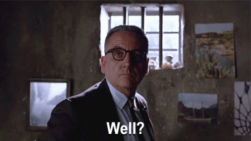 Warden Norton Well What Did He Say GIF