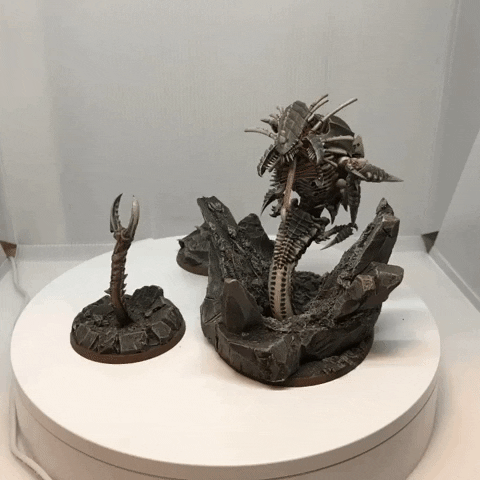 Warhammer Mini Statue Spinning GIF