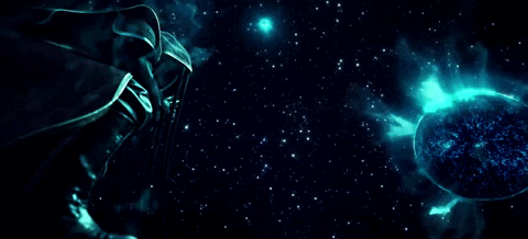 Warhammer Space Marine Starry Night Art GIF