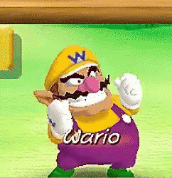 Wario Dance Moves GIF