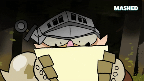 Wario Serious Reading GIF