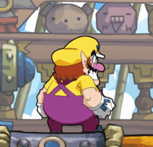 Wario Shy Guy GIF