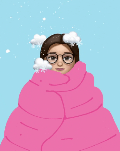 Warming Myself Up With This Thick Warm Blanket GIF