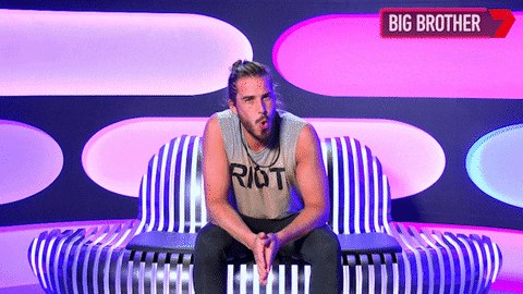 Warming Up His Palm Inside Big Brother House GIF