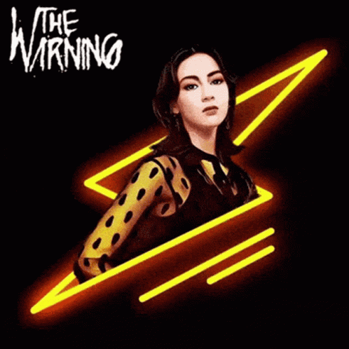 Warning Movie Poster Woman in Polka Dot Top