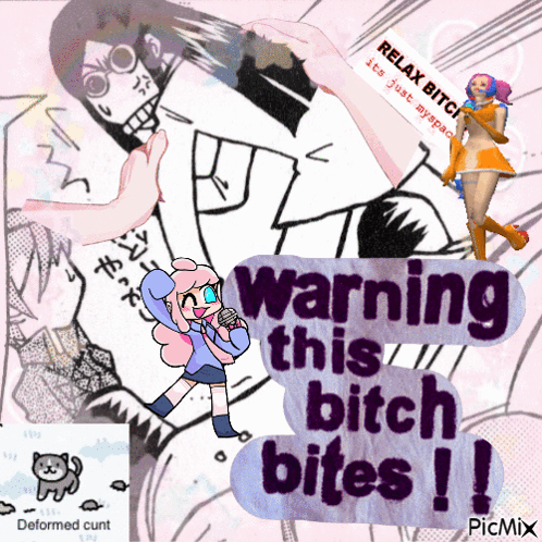 Warning Sign Says This Bitch Bites