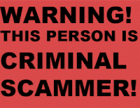 Warning This Person Is Criminal Scammer Text GIF
