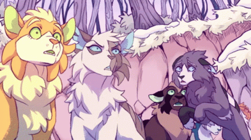 Overwhelmed Warrior Cats Battle GIF