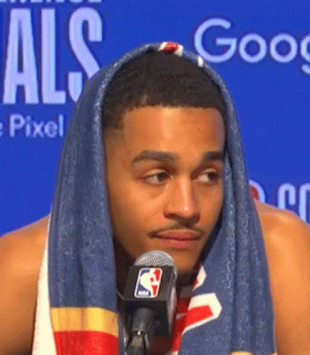 Warriors Confused Jordan Poole Looking Around GIF