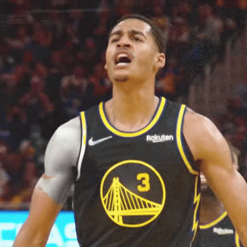 Warriors Jordan Poole Intense Emotion Screaming GIF