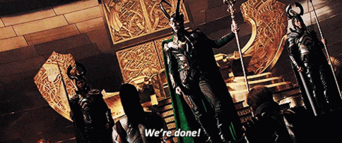 Warriors Standing Around Throne Says We're Done GIF