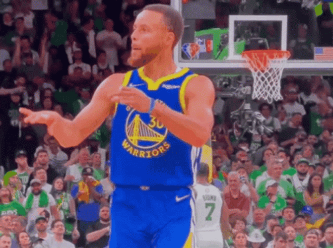 Warriors Stephen Curry Ring Finger GIF