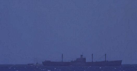 Warship Atomic Bomb Explosion GIF