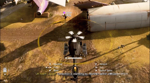 Warzone Helicopter Scene GIF