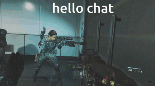 Warzone Hello Chat Break In GIF