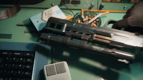 Warzone Putting Gun On Table GIF