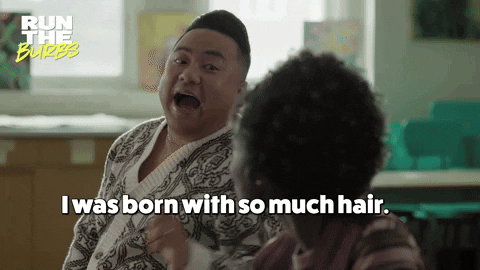 Was Born Hairy With So Much Hair GIF