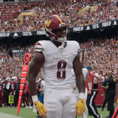 Washington Commanders Brian Robinson Jr Open Arms GIF