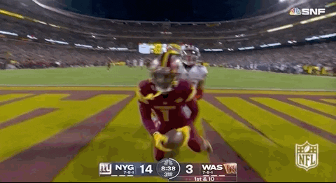 Washington Commanders Gets Ball Touchdown GIF