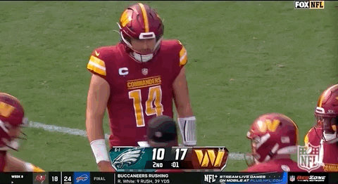 Washington Commanders Howell High Five Slye GIF