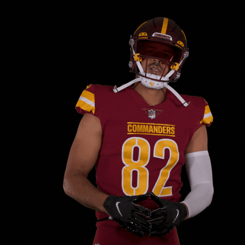 Washington Commanders Player 82 Poses Cross Arms GIF