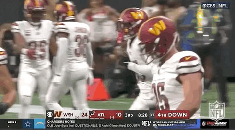 Washington Commanders Player 96 Dancing GIF