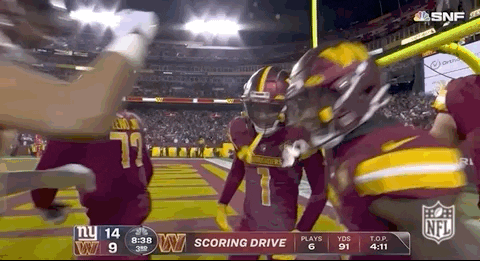 Washington Commanders Player Covers Reveals Face GIF