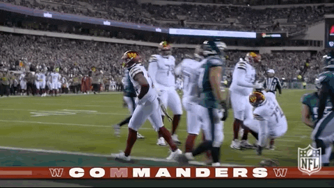 Washington Commanders Player Flex Biceps GIF