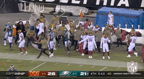 Washington Commanders Team Players Jumps Happily GIF