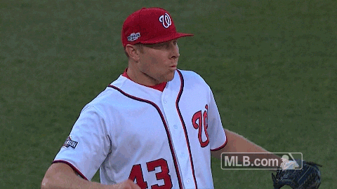 Washington Nationals Finger Gun GIF