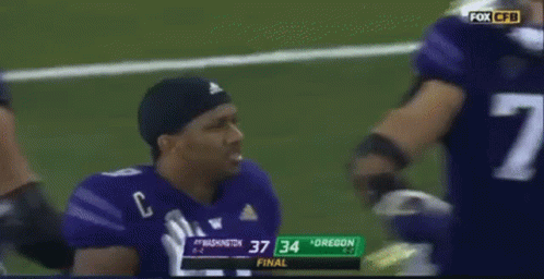 Washington Vs Oregon Football Game GIF