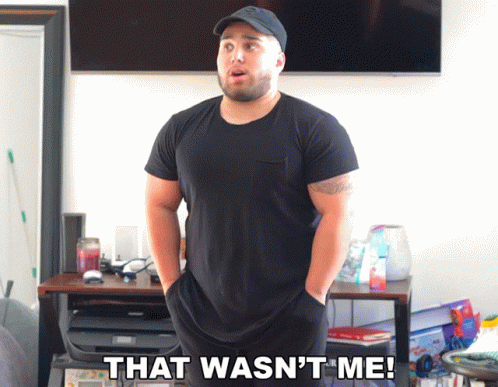 That Wasnt Me Im Innocent Guy GIF