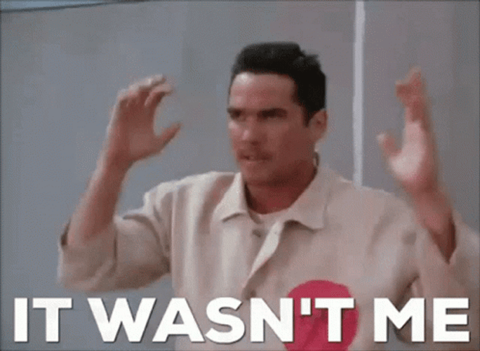 Wasnt Me Dean Cain Hands Up GIF