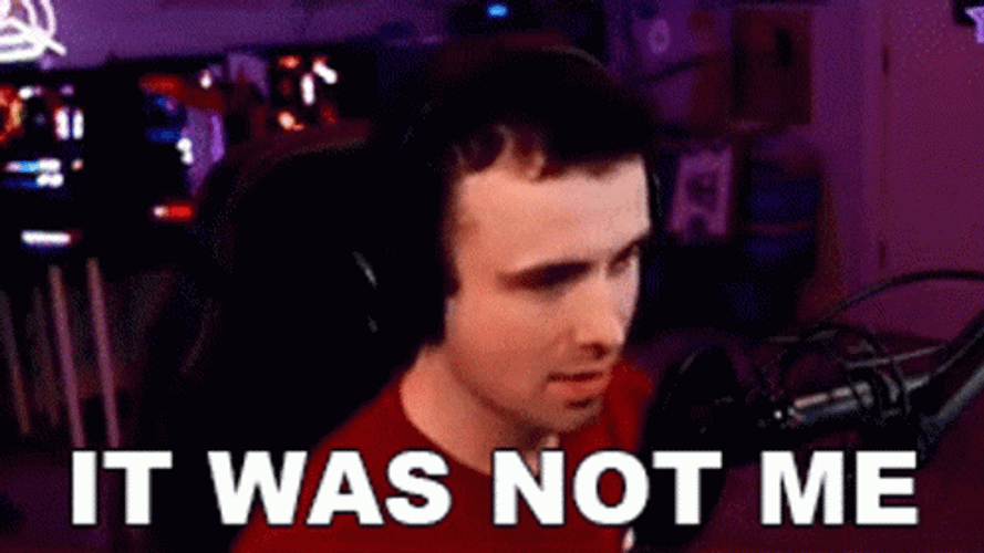 Wasnt Me DrLupo It Was Not Me GIF