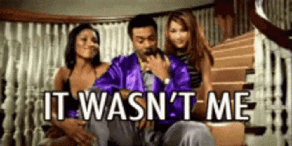 Wasnt Me Shaggy With Two Girls GIF