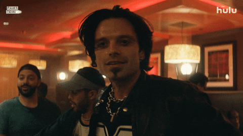 Wassup Babe Sebastian Stan GIF