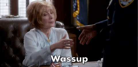 Wassup Jake Peralta Brooklyn Nine Nine GIF