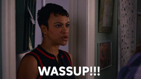 Wassup Sarcastic Greeting Head Shake GIF