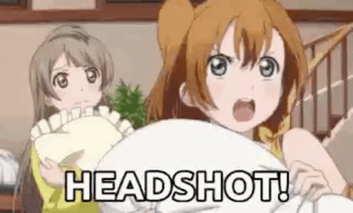 Wasted Headshot Anime GIF