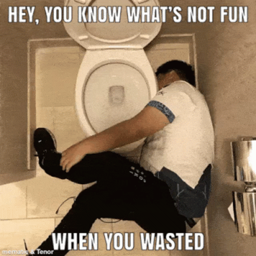 Wasted What's Not Fun GIF