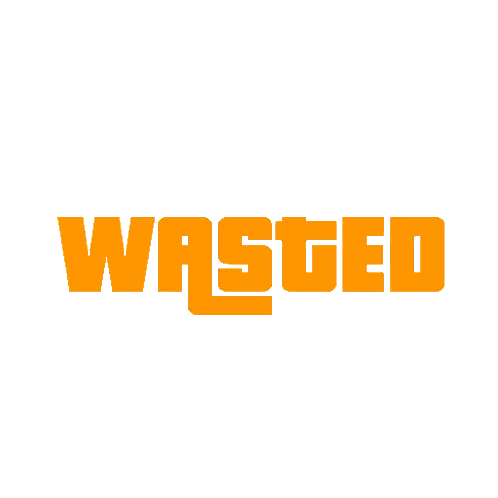 Wasted Written in Orange
